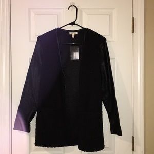 Urban Outfitters black cardigan with zippers